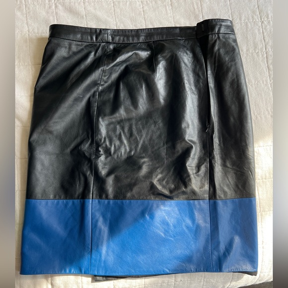 Tibi Leather Skirt size 8 - Picture 4 of 7
